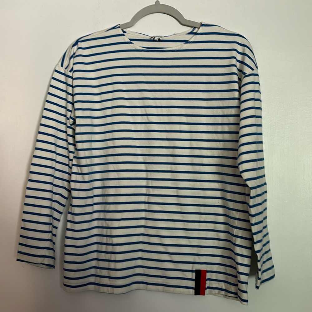 Kule Modern Long Sleeved Striped Tee Size S